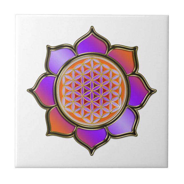 FLORES DA VIDA - LOTUS Violet (Frente)