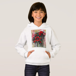 Flores De Água Em Hoodie