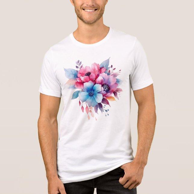 Flores de Aquarela Design Floral (Frente)