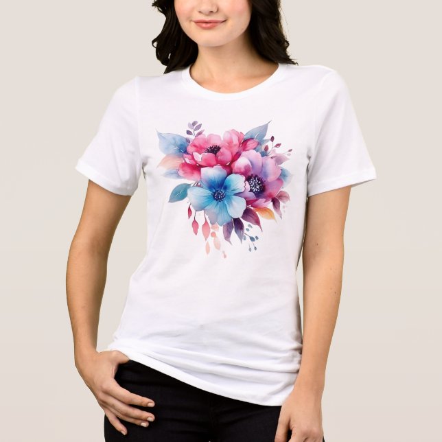 Flores de Aquarela Design Floral (Frente)