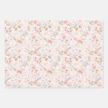 Flores de Aquarela Pastel de Verão