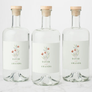 Flores de Aquarela Pastel Verde