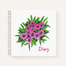 Flores de Aquarela Rosa