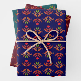 Flores de Arte Folha Vintage Cozy e Queda Rústica