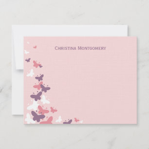 Flores De Borboletas Flores Obrigado Cartões