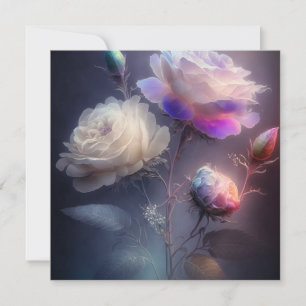 Flores de Brilho Iridescentes Vintage