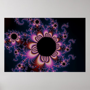 Flores de Cactus - Poster Fractal