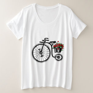Flores de Camiseta de Bicicleta