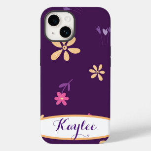 Flores de campo personalizadas Capa de telefone ro