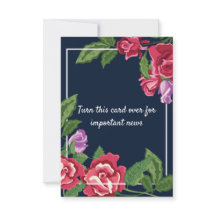 Flores de Casamento Save The Date