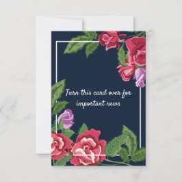 Flores de Casamento Save The Date