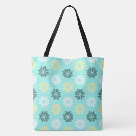 Flores De Cavalo-Marinho Aqua Tote Bag