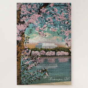 Flores de cereja em Quebra-cabeça de DC Grande