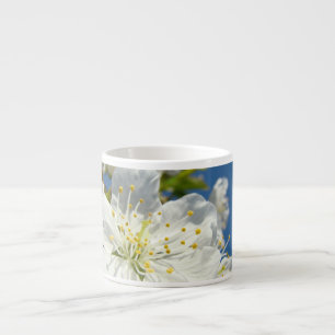 Flores de Cerejeira Brancas Canecas de Espresso Cé