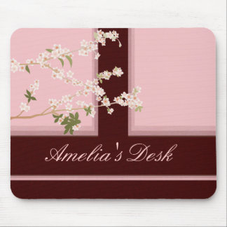 Flores de cerejeira Mousepad