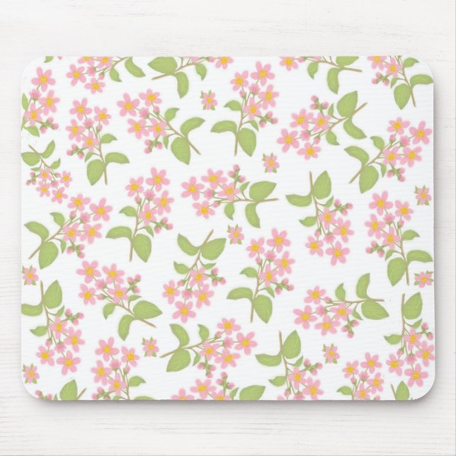 Flores de cerejeira Mousepad (Frente)