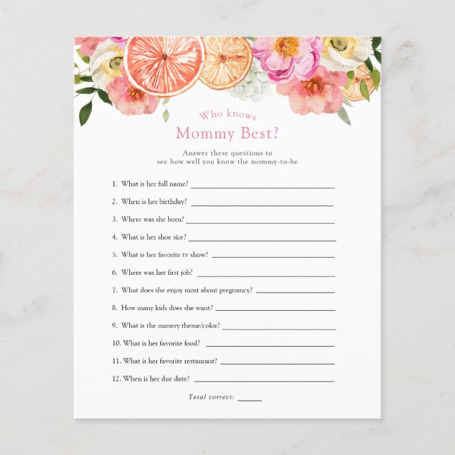 Flores De Citros Rosa Que Conhecem Melhor As Mamãe (Frente)