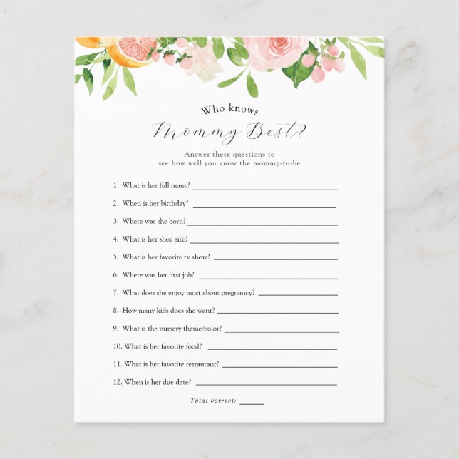 Flores De Citros Rosa Que Conhecem Melhor As Mamãe (Frente)