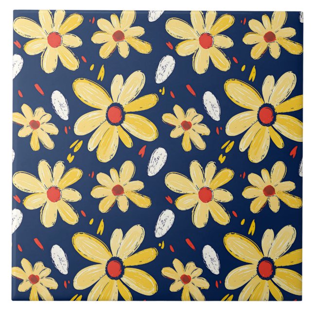 Flores de Crayon e Borboleta (Frente)