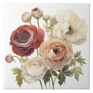 Flores De Creme Ranunculus
