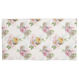 Flores de Creme-Rei Pillowcase