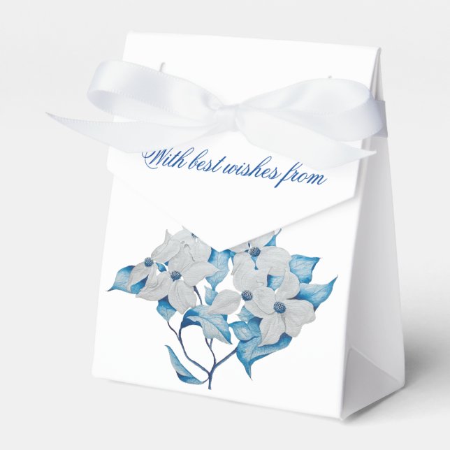 Flores de Dogwood em uma Caixa de Favor (Frente)