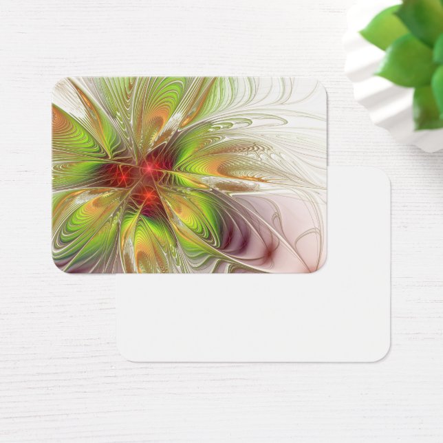 Flores de fantasia fractal suaves e tenra (Mesa)