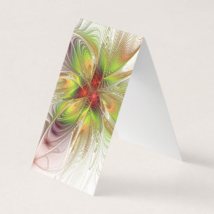 Flores de fantasia fractal suaves e tenra