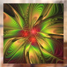 Flores de fantasia fractal suaves e tenra
