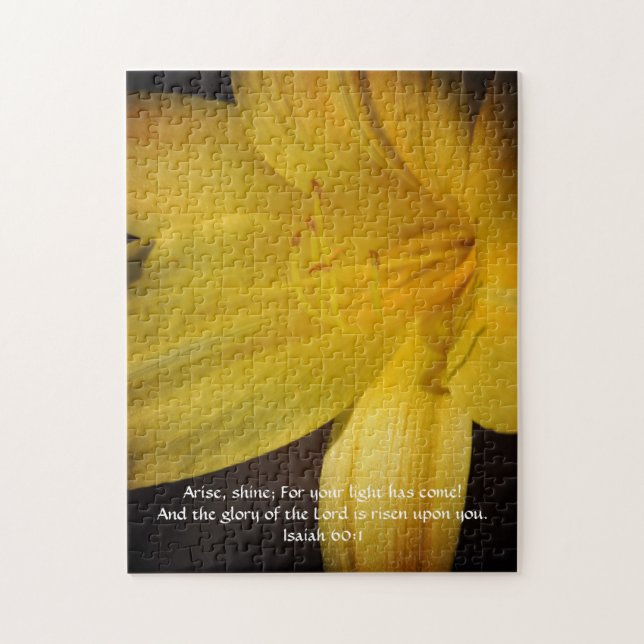 Flores de Fé Isaiah Lily Quebra-cabeça (Vertical)