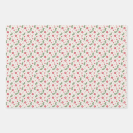 Flores de Férias Petitas - Folhas de Papel de Emba