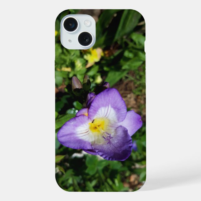 Flores de Freesia Roxa (Verso)