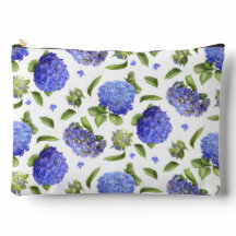 Flores de Hortênsia Azul Arte Botânica