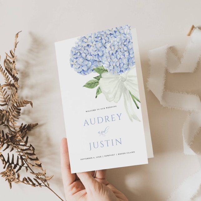 Flores de Hortênsia Azul Programa de Papel Grosso (Criador carregado)