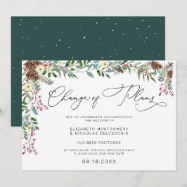 Flores de Inverno | Anúncio de Casamento Adiado