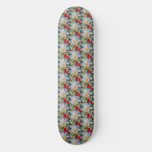 Flores de inverno e skate Holly