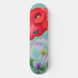 FLORES DE JAPONÊS DE skate ESTARIA KANJI LIVE