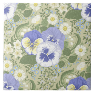 Flores de Jardim de Primavera em sage