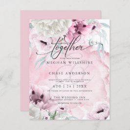 Flores de Lâmpada Rosa de Aquarela Elegante do bar