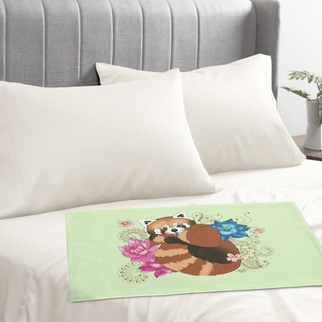 Flores de Lótus Panda Vermelho Henna (Criador carregado)