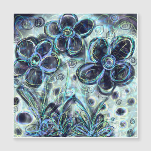 Flores De Luz Da Placa Magnet Mínimas Contemporâne