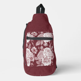 FLORES DE MÃO ESCURA VERMELHA E BRANCA