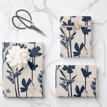 Flores de margarida azul-Marinho-escura