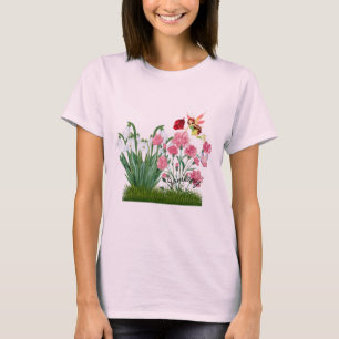Flores de Nascimento de Janeiro e Camisetas de Ped