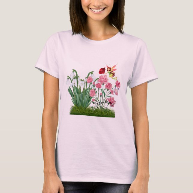 Flores de Nascimento de Janeiro e Camisetas de Ped (Frente)