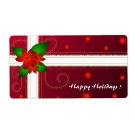 Flores de Natal - Etiqueta