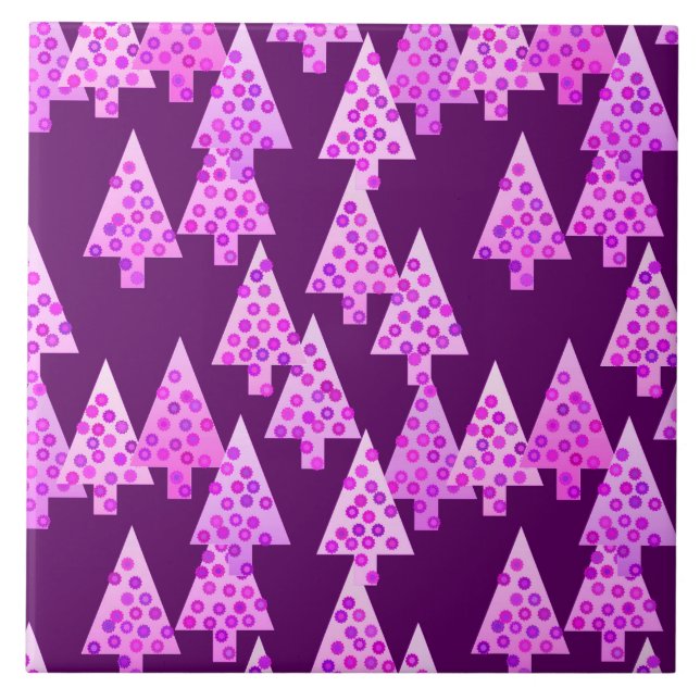 Flores de Natal modernas - ametista roxo (Frente)