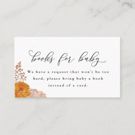 Flores de outono Tragam um cartão de gabinete de l