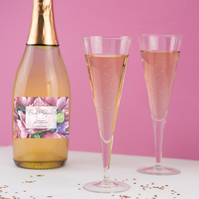 Flores de padrão aquarela - chá de panela (Criador carregado)