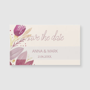 Flores de Paixão, Borgonha de Aquarela e Dourado